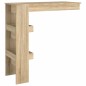 Bancone da Muro Rovere Sonoma 102x45x103,5 cm Legno Compensato Bancone da Muro Rovere Sonoma 102x45x103,5 cm Legno Compensato