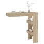 Bancone da Muro Rovere Sonoma 102x45x103,5 cm Legno Compensato Bancone da Muro Rovere Sonoma 102x45x103,5 cm Legno Compensato