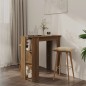 Tavolino da Bar con Ripiani Rovere Marrone 102x50x103,5 cm Tavolino da Bar con Ripiani Rovere Marrone 102x50x103,5 cm