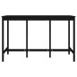 Tavolo da Bar Nero 180x80x110 cm in Legno Massello di Pino Tavolo da Bar Nero 180x80x110 cm in Legno Massello di Pino
