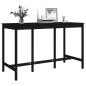 Tavolo da Bar Nero 180x80x110 cm in Legno Massello di Pino Tavolo da Bar Nero 180x80x110 cm in Legno Massello di Pino