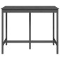 Tavolo da Bar Grigio 140x80x110 cm in Legno Massello di Pino Tavolo da Bar Grigio 140x80x110 cm in Legno Massello di Pino