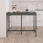 Tavolo da Bar Grigio 140x80x110 cm in Legno Massello di Pino Tavolo da Bar Grigio 140x80x110 cm in Legno Massello di Pino