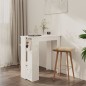 Tavolino da Bar con Ripiani Bianco Lucido 102x50x103,5 cm Tavolino da Bar con Ripiani Bianco Lucido 102x50x103,5 cm
