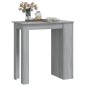 Tavolo Bar con Ripiani Grigio Sonoma 102x50x103,5cm Truciolato Tavolo Bar con Ripiani Grigio Sonoma 102x50x103,5cm Truciolato