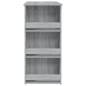 Tavolo Bar con Ripiani Grigio Sonoma 102x50x103,5cm Truciolato Tavolo Bar con Ripiani Grigio Sonoma 102x50x103,5cm Truciolato