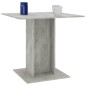 Tavolo da Pranzo Grigio Cemento 80x80x75 cm in Truciolato Tavolo da Pranzo Grigio Cemento 80x80x75 cm in Truciolato