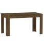 Tavolo da Pranzo Rovere Marrone 140x74,5x76cm Legno Multistrato Tavolo da Pranzo Rovere Marrone 140x74,5x76cm Legno Multistrato
