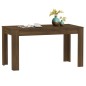 Tavolo da Pranzo Rovere Marrone 140x74,5x76cm Legno Multistrato Tavolo da Pranzo Rovere Marrone 140x74,5x76cm Legno Multistrato