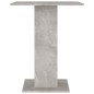 Tavolo da Bistrot Grigio Cemento 60x60x75 cm in Truciolato Tavolo da Bistrot Grigio Cemento 60x60x75 cm in Truciolato