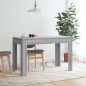 vidaXL Tavolo da Pranzo Grigio Sonoma 120x60x76 cm Legno Multistrato vidaXL Tavolo da Pranzo Grigio Sonoma 120x60x76 cm Legno Multistrato