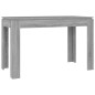 vidaXL Tavolo da Pranzo Grigio Sonoma 120x60x76 cm Legno Multistrato vidaXL Tavolo da Pranzo Grigio Sonoma 120x60x76 cm Legno Multistrato