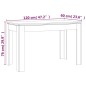 vidaXL Tavolo da Pranzo Grigio Sonoma 120x60x76 cm Legno Multistrato vidaXL Tavolo da Pranzo Grigio Sonoma 120x60x76 cm Legno Multistrato