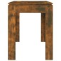 Tavolo da Pranzo Rovere Fumo 120x60x76 cm Legno Multistrato