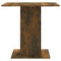 vidaXL Tavolo da Pranzo rovere fumo 80x80x75 cm Legno Multistrato vidaXL Tavolo da Pranzo rovere fumo 80x80x75 cm Legno Multistrato