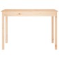 Tavolo da Pranzo 110x55x75 cm in Legno Massello di Pino Tavolo da Pranzo 110x55x75 cm in Legno Massello di Pino