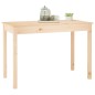 Tavolo da Pranzo 110x55x75 cm in Legno Massello di Pino Tavolo da Pranzo 110x55x75 cm in Legno Massello di Pino
