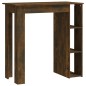 Tavolino da Bar con Ripiani Rovere Fumo 102x50x103,5 cm Tavolino da Bar con Ripiani Rovere Fumo 102x50x103,5 cm