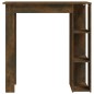 Tavolino da Bar con Ripiani Rovere Fumo 102x50x103,5 cm Tavolino da Bar con Ripiani Rovere Fumo 102x50x103,5 cm