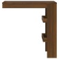 Bancone da Muro Rovere Marrone 102x45x103,5cm Legno Multistrato Bancone da Muro Rovere Marrone 102x45x103,5cm Legno Multistrato