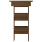 Bancone da Muro Rovere Marrone 102x45x103,5cm Legno Multistrato Bancone da Muro Rovere Marrone 102x45x103,5cm Legno Multistrato