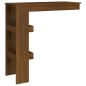 Bancone da Muro Rovere Marrone 102x45x103,5cm Legno Multistrato Bancone da Muro Rovere Marrone 102x45x103,5cm Legno Multistrato
