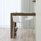 Bancone da Muro Rovere Marrone 102x45x103,5cm Legno Multistrato Bancone da Muro Rovere Marrone 102x45x103,5cm Legno Multistrato