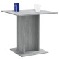 Tavolo da Pranzo grigio sonoma 80x80x75 cm in Legno Multistrato Tavolo da Pranzo grigio sonoma 80x80x75 cm in Legno Multistrato
