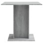 Tavolo da Pranzo grigio sonoma 80x80x75 cm in Legno Multistrato Tavolo da Pranzo grigio sonoma 80x80x75 cm in Legno Multistrato