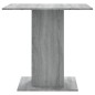 Tavolo da Pranzo grigio sonoma 80x80x75 cm in Legno Multistrato Tavolo da Pranzo grigio sonoma 80x80x75 cm in Legno Multistrato