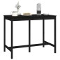 Tavolo da Bar Nero 140x80x110 cm in Legno Massello di Pino Tavolo da Bar Nero 140x80x110 cm in Legno Massello di Pino