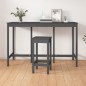 Tavolo da Bar Grigio 180x80x110 cm in Legno Massello di Pino Tavolo da Bar Grigio 180x80x110 cm in Legno Massello di Pino