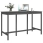 Tavolo da Bar Grigio 180x80x110 cm in Legno Massello di Pino Tavolo da Bar Grigio 180x80x110 cm in Legno Massello di Pino