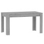 Tavolo da Pranzo Grigio Sonoma 140x74,5x76 cm Legno Multistrato Tavolo da Pranzo Grigio Sonoma 140x74,5x76 cm Legno Multistrato