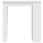 Tavolino da Bar con Mensole Bianco 102x50x103,5 cm Truciolato Tavolino da Bar con Mensole Bianco 102x50x103,5 cm Truciolato