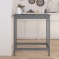 Tavolo da Bar Grigio 100x50x110 cm in Legno Massello di Pino Tavolo da Bar Grigio 100x50x110 cm in Legno Massello di Pino