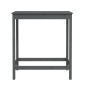 Tavolo da Bar Grigio 100x50x110 cm in Legno Massello di Pino Tavolo da Bar Grigio 100x50x110 cm in Legno Massello di Pino