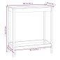 Tavolo da Bar Grigio 100x50x110 cm in Legno Massello di Pino Tavolo da Bar Grigio 100x50x110 cm in Legno Massello di Pino
