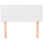 vidaXL Testiera Bianco 100x5x78/88 cm in Similpelle vidaXL Testiera Bianco 100x5x78/88 cm in Similpelle