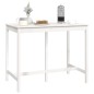 Tavolo da Bar Bianco 140x80x110 cm in Legno Massello di Pino Tavolo da Bar Bianco 140x80x110 cm in Legno Massello di Pino