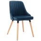 323051 Dining Chairs 2 pcs Blue Velvet 323051 Dining Chairs 2 pcs Blue Velvet