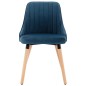 323051 Dining Chairs 2 pcs Blue Velvet 323051 Dining Chairs 2 pcs Blue Velvet