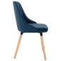 323051 Dining Chairs 2 pcs Blue Velvet 323051 Dining Chairs 2 pcs Blue Velvet