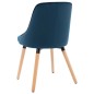 323051 Dining Chairs 2 pcs Blue Velvet 323051 Dining Chairs 2 pcs Blue Velvet