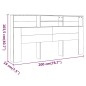 Testiera con Contenitore Rovere Marrone 200x19x103,5 cm Testiera con Contenitore Rovere Marrone 200x19x103,5 cm