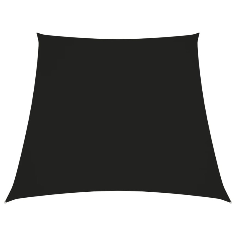 Parasole a Vela in Tela Oxford a Trapezio 3/5x4 m Nero Parasole a Vela in Tela Oxford a Trapezio 3/5x4 m Nero
