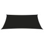 Parasole a Vela in Tela Oxford a Trapezio 3/5x4 m Nero Parasole a Vela in Tela Oxford a Trapezio 3/5x4 m Nero