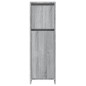 Armadietto Bagno Grigio Sonoma 30x30x95 cm in Legno Multistrato Armadietto Bagno Grigio Sonoma 30x30x95 cm in Legno Multistrato