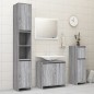 Armadietto Bagno Grigio Sonoma 30x30x95 cm in Legno Multistrato Armadietto Bagno Grigio Sonoma 30x30x95 cm in Legno Multistrato