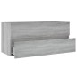 Mobile Lavabo Grigio Sonoma 100x38,5x45 cm in Legno Multistrato Mobile Lavabo Grigio Sonoma 100x38,5x45 cm in Legno Multistrato